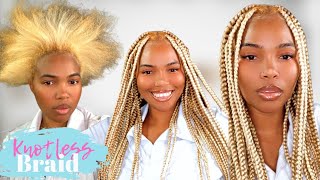 Watch Me Get Knotless Box Braid For The First Time