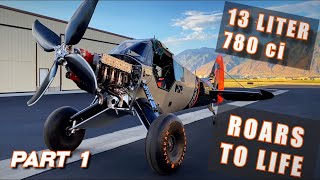 Monster Race Engine Roars to Life in Tiny Bush Plane  Part 1 | Scrappy #32