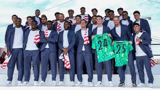 U.S. men's soccer team arrives in Atlanta
