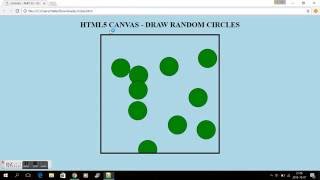 HTML5 CANVAS  - PART 11 - RANDOMIZED DRAWING
