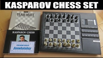 SOLD - Kasparov Chess Set Electronic Computer Game (Team-Mate) – Excellent Condition with Manuals