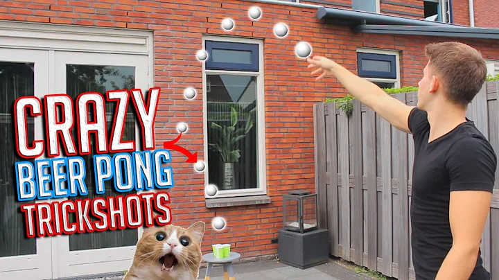 Ping Pong TRICKSHOTS! (FUNNY Cat Edition)