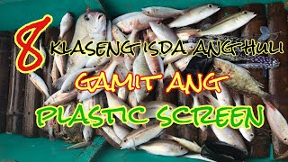 CATCHING 8 KINDS OF FISH USING  FISHTRAP  BOBO MADE BY PLASTIC SCREEN