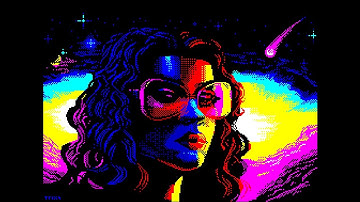 Pixel Art Waiting for freedom by trixs 2023 - ZX Spectrum OCP Art studio