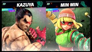 Super Smash Bros Ultimate Amiibo Fights – 6pm Poll Kazuya vs Min Min