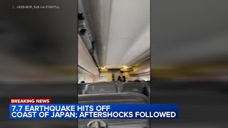 7.7-magnitude earthquake strikes off Japan, increasing risk of possible mega-quake