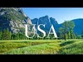 The USA 4K Scenic Relaxation Film - Peaceful Piano Music - Travel Nature