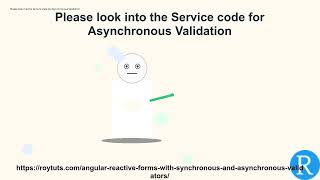 Angular Reactive Forms with Synchronous and Asynchronous Validators