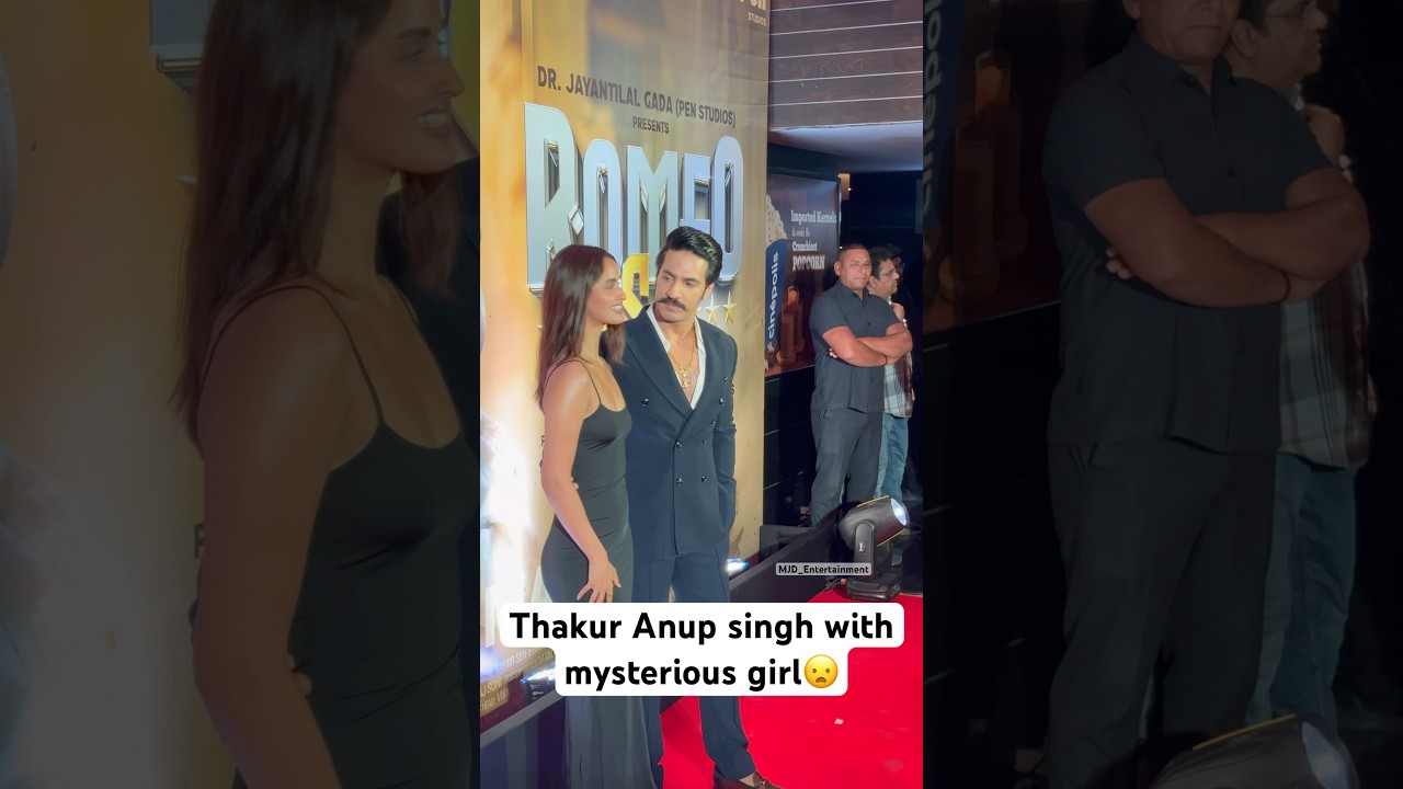 Thakur anoop Singh with mysterious girl #thakuranoopsingh #palaktiwari #palak  #romeos3 #romeo