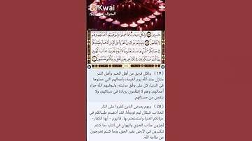 سورة الأحقاف آيات ١٩ و ٢٠