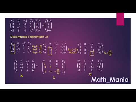 Video: Apakah faktorisasi matriks diawasi atau tidak?