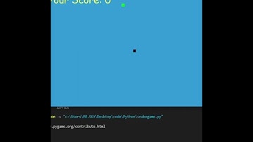 Create Snake game using python turtle #shorts #coding #programming
