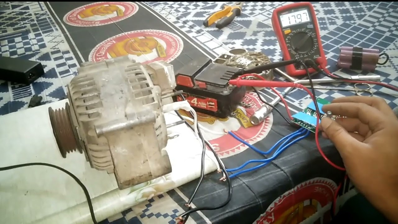 Running Alternator as BLDC motor YouTube