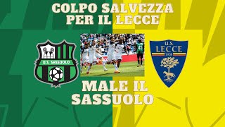 Il Lecce: grande squadra e grande tifoseria! Male invece il Sassuolo. #lecce #seriea #sassuolo