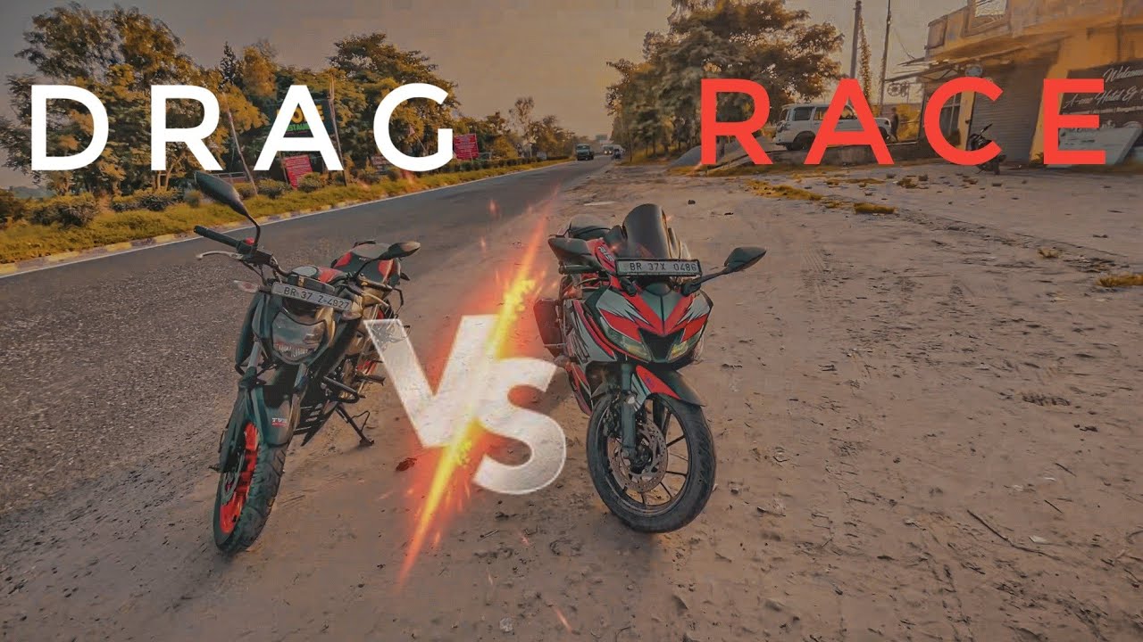Apache 160 4v Special Edition Vs R15 V3 DRAG RACE | Win 🤫