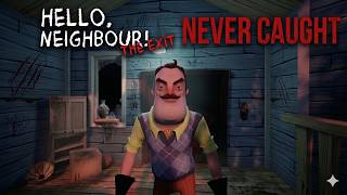 BEATING HELLO NEIGHBOR THE EXIT (Prototype Demo) (without getting caught)