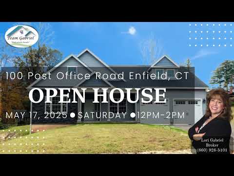 100 Post Office Road, Enfield, CT home video tour