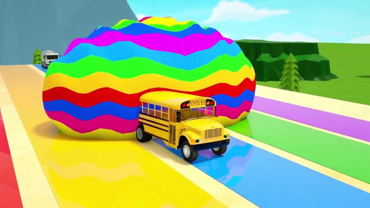 Rain Rain Song! Crazy Obstacle Course! Baby Nursery Rhymes   Kids Songs