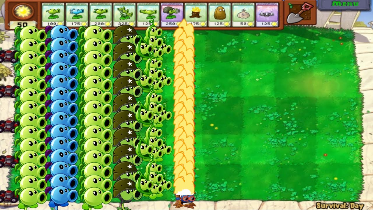All Pea vs Giga Gargantuar vs Dr. Zomboss - Plants vs Zombies Hack ...