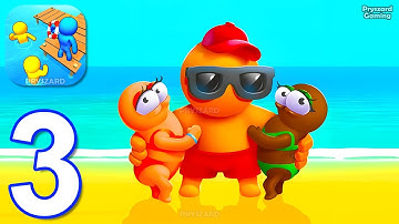 Bay Rescue Watch: Beach Games - Gameplay Walkthrough Part 3 Stickman Beach Rescue Simulator