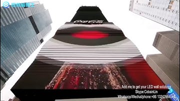 Wonderful design LED Video wall, Unique Coca-Cola AD Billboards