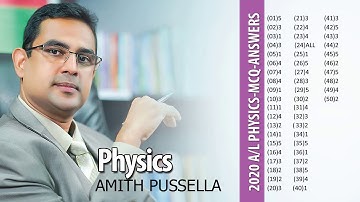 2020 A/L PHYSICS MCQ Answers