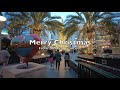 [4K] Christmas Eve San Francisco 2020 Night Walk, Fairmont Hotel, Union Square, Huntington Park