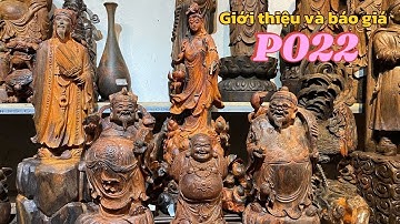 P022- Giới thiệu và báo giá 5 tác phẩm gỗ trắc cũ// Tượng gỗ trắc Thế Quyết 0396205625
