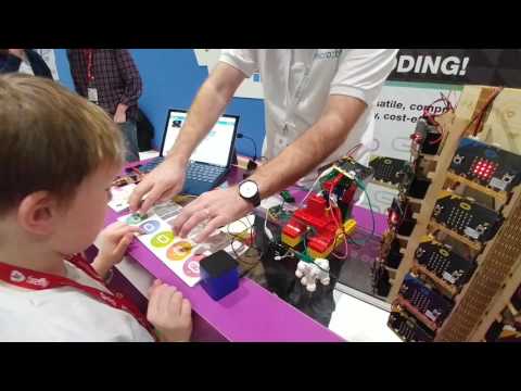 Makerprojekt med Microbit på BETT2017