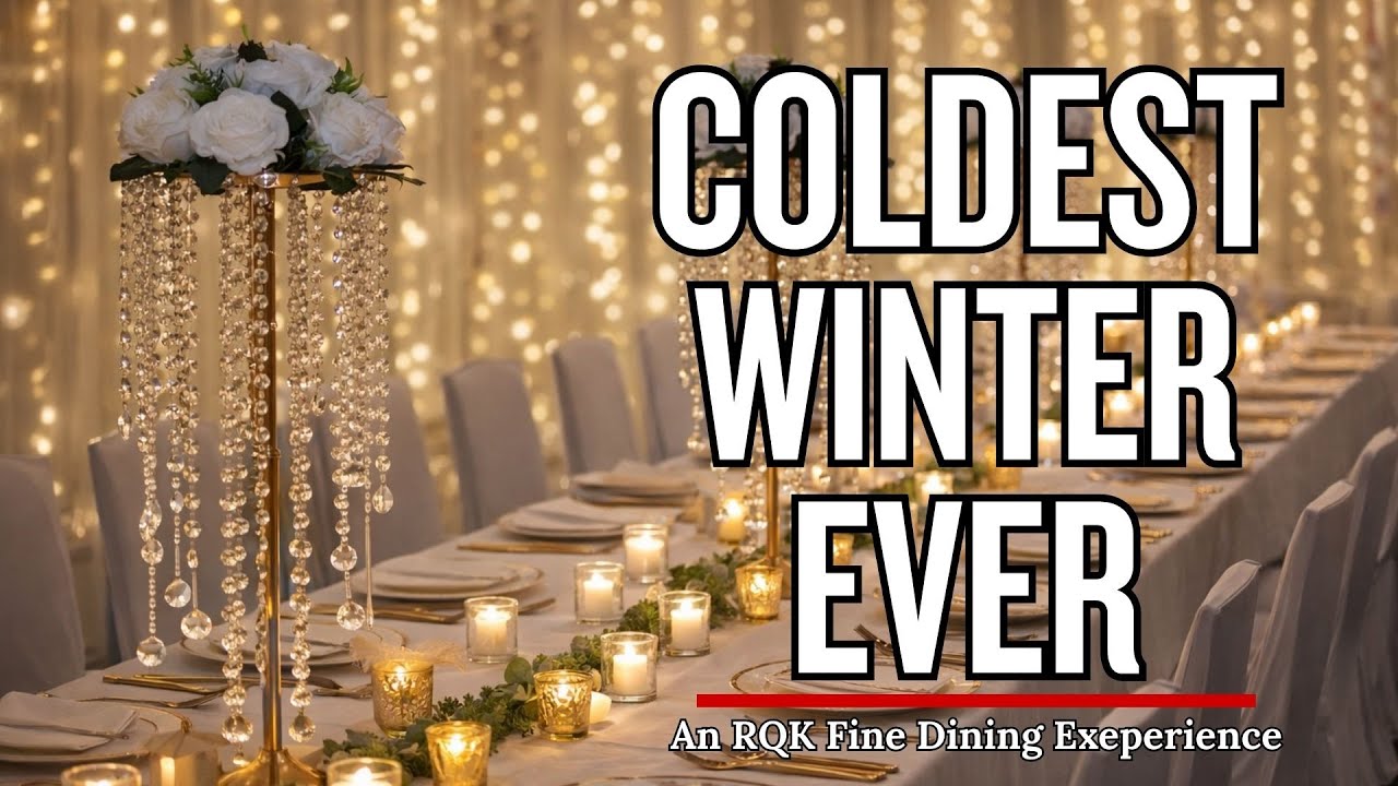 Coldest Winter Ever | A Formal Dining Experience | The Red Queen Kitchen 🍴