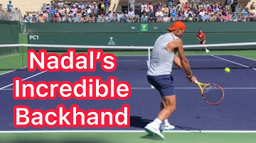 3 Quick Tips From Rafael Nadal’s Incredible Backhand (Pro Tennis Technique)