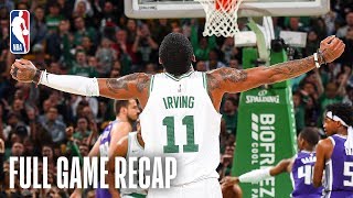 KINGS vs CELTICS | Kyrie Irving Records His 2nd Triple-Double Of His Career | March 14, 2019