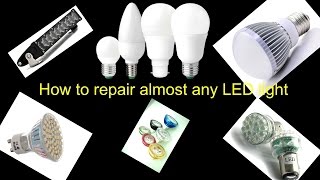 led bulb broken fix repair