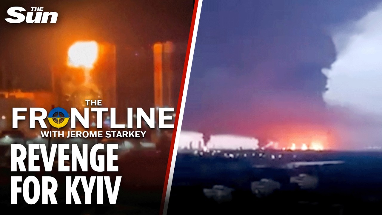 Ukraine explosively avenges Russia's attack on Kyiv apartment block with oil blitz