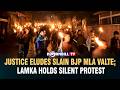 JUSTICE ELUDES SLAIN BJP MLA VALTE; LAMKA HOLDS SILENT PROTEST