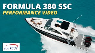 Formula 380 Super Sport Crossover (2022)  Test Video by BoatTEST.com