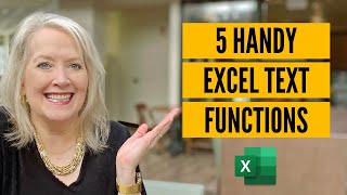 Celebrity 5 Handy Excel Text Functions That Will Save You Time Cleaning Up Data Net Worth