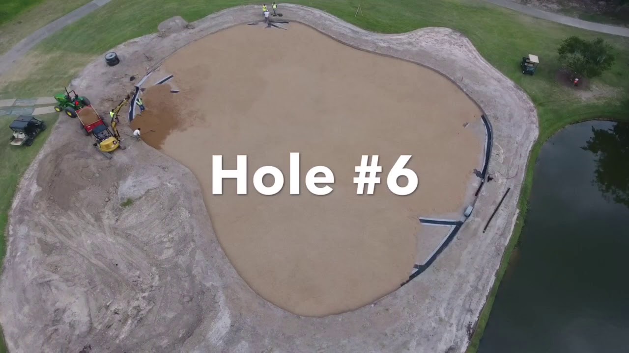 Champions Golf Club Green and Bunker Restoration Project