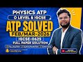 0625/62/f/m/26 | IGCSE ATP Physics Solved Feb/March 2026 Paper 62 | Physics with SMS