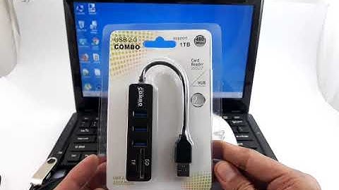 3 Port Usb 2.0 Hub with Card Reader and OTG