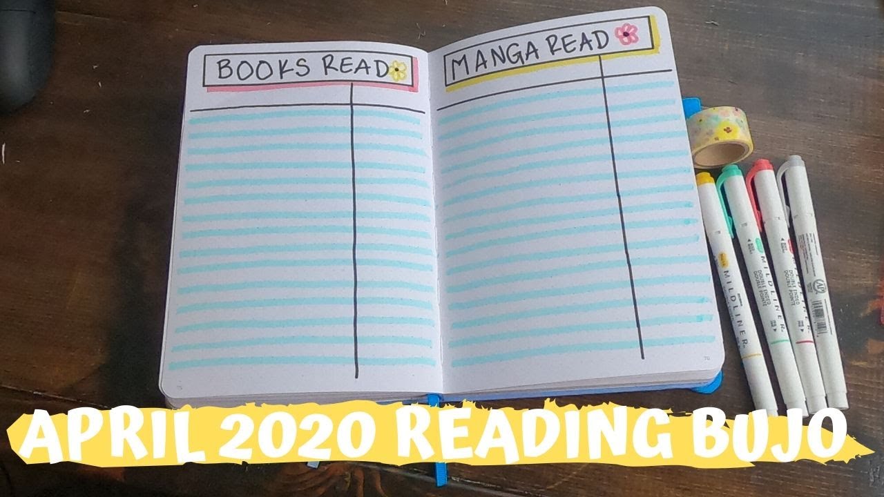 APRIL 2020 READING BULLET JOURNAL