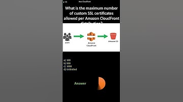 AWS CloudFront |  maximum  of custom SSL certificates allowed per Amazon CloudFront distribution?