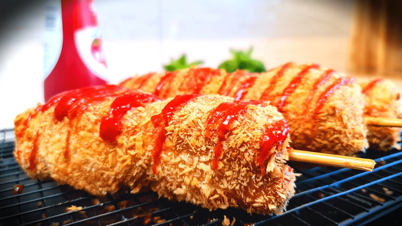 JUMBO KOREAN CORN DOGS THE FAMOUS KOREAN CORN DOGS RECIPE YouTube