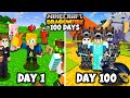 I Spent 100 Days in DRAGON FIRE Minecraft with FRIENDS! This is what happened...