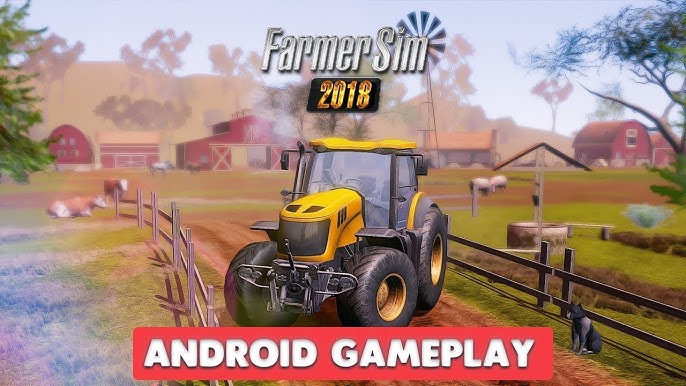 Jogo de Fazenda Para Dispositivos Móveis!!! (Novo) - Farming Simulator 2018  Trailer 