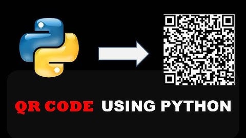 Generate QR Code using Python | Python Projects Beginners to Advance