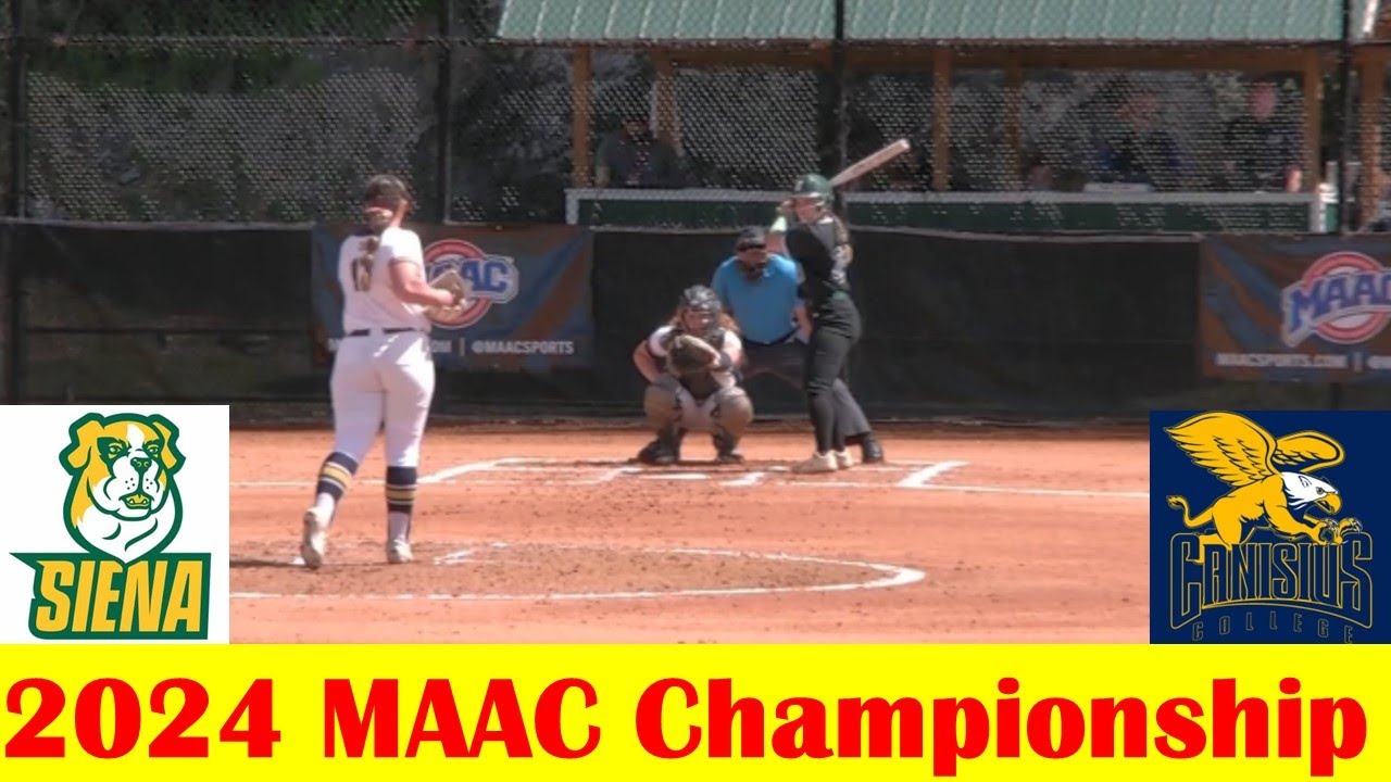 Siena vs Canisius Softball Game Highlights, 2024 MAAC Championship