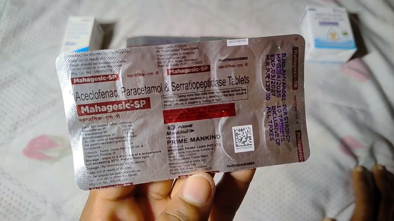 Aceclofenac Paracetamol and Serratiopeptidase Tablets Uses || Aldigesic SP Tablet