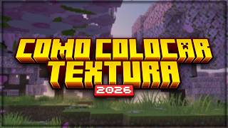 COMO INSTALAR TEXTURE PACK NO MINECRAFT (PASSO A PASSO)