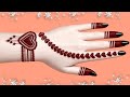 New Heart Shape Mehndi Design | Mehandi Designs For Hands | Simple Henna Design| Mehandi Ka Design 